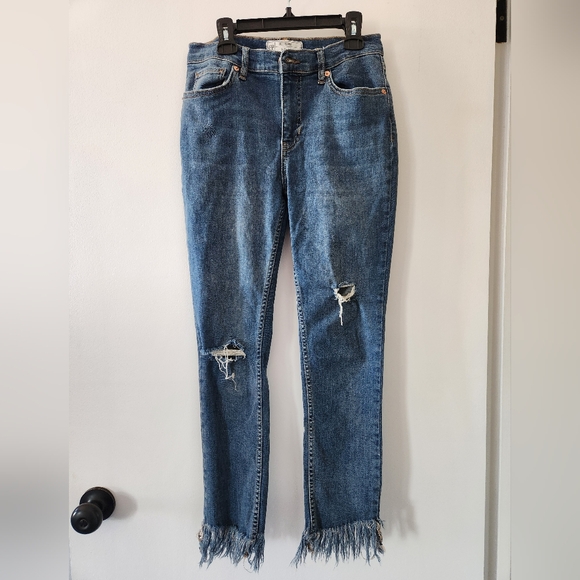 Free People raw hem jeans sz 27 - Picture 1 of 6